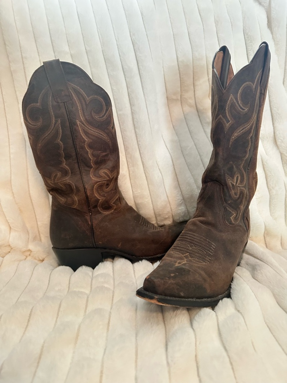 J.B. Dillon Brown Western Cowboy Boots - Picture 4 of 7